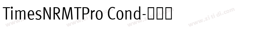 TimesNRMTPro Cond字体转换 TimesNRMTPro Cond字体转换